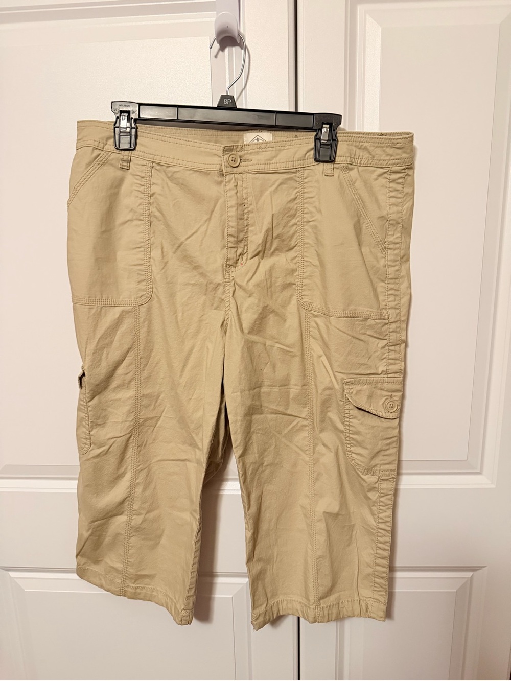 St. John's Bay Tan Capris with Cargo Pockets